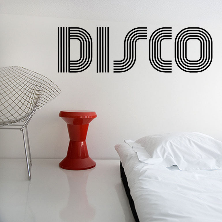 Музикален Стикер за стена Disco мотив wt011