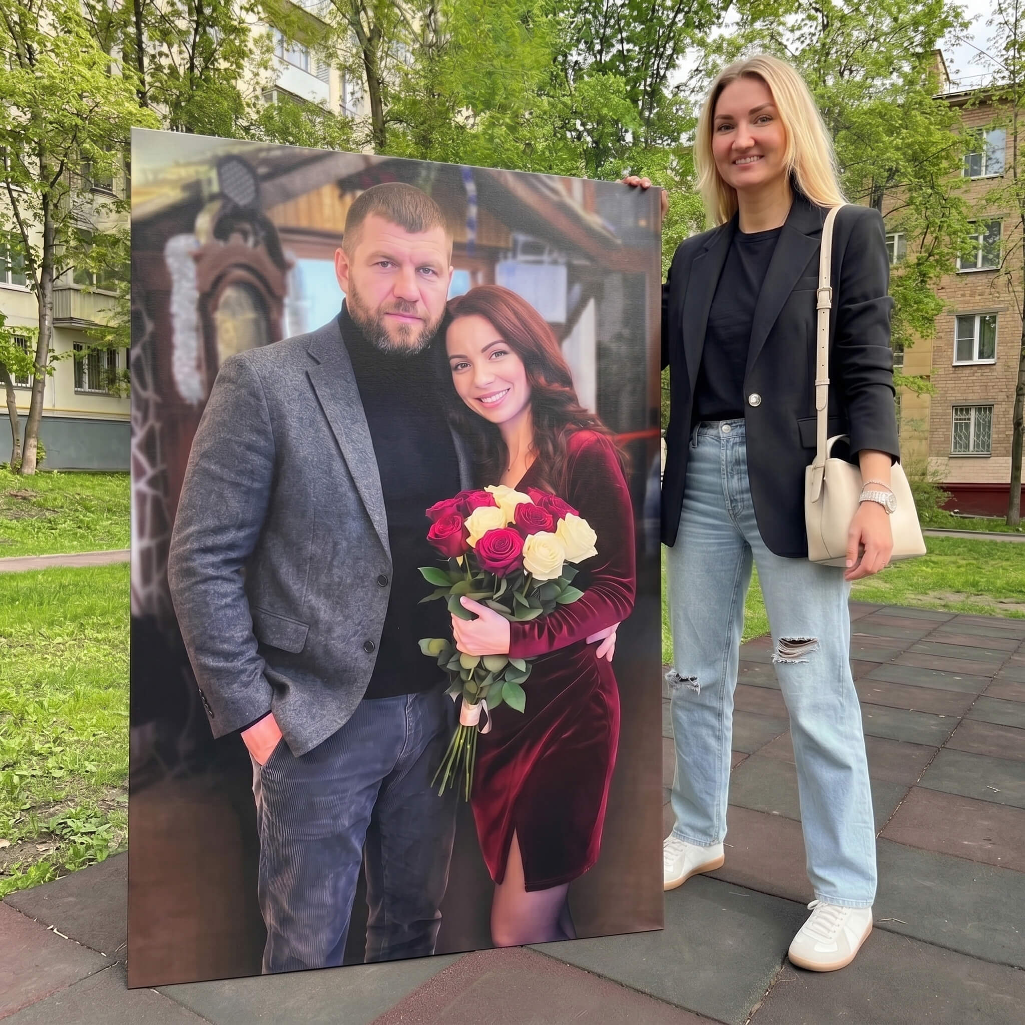 Печат на снимка върху канава