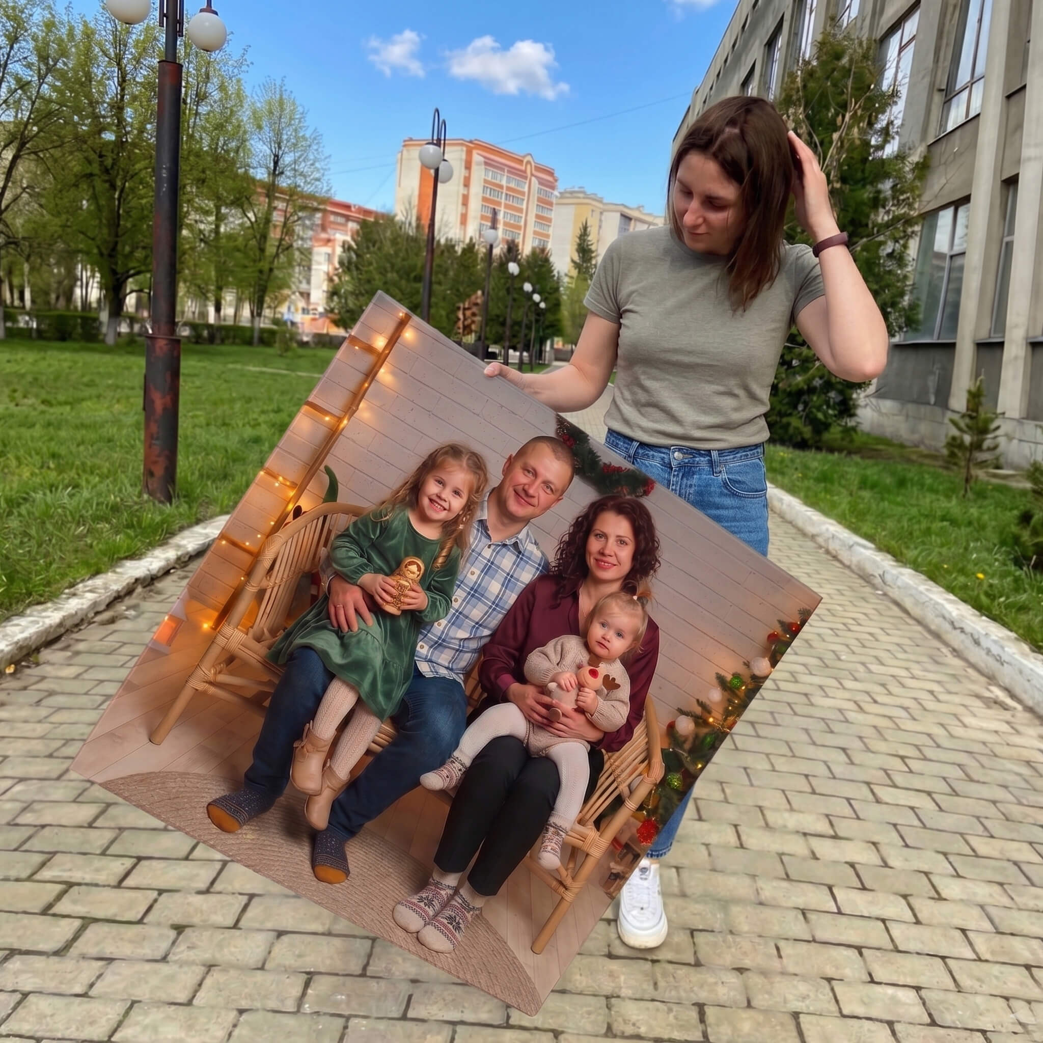 Печат на снимка върху канава